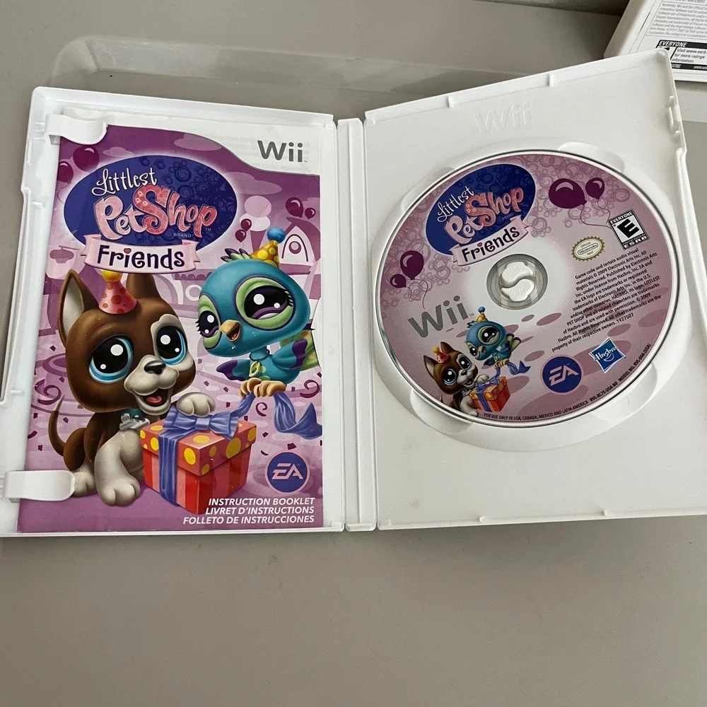 Nintendo Wii Game Bundle Littlest Pet Shop Friends Go Diego Go Safari Rescue CIB